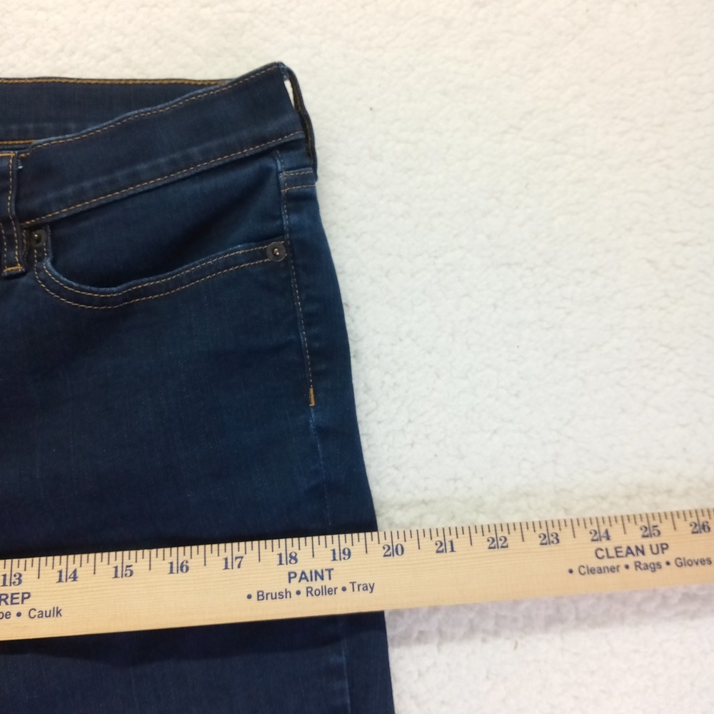 J.Crew Toothpick Skinny Jeans Dark Indigo Stretch Denim Size 32/30 E0823 Mens - Picture 6 of 10